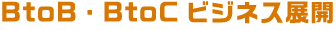 BtoB・BtoCビジネス展開